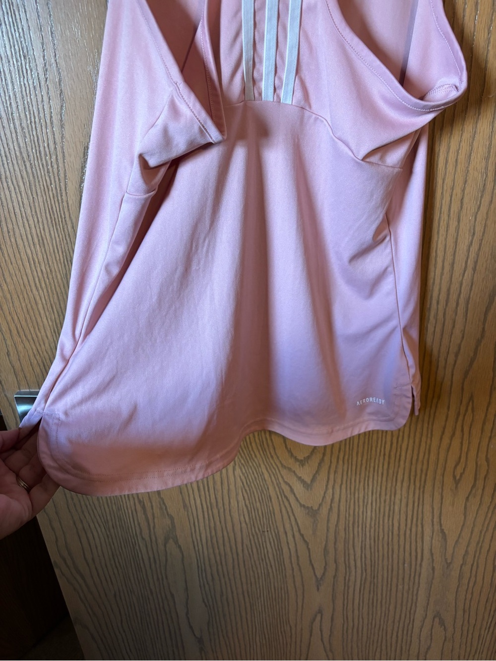 adidas Light Pink Racerback Tank - Picture 5 of 5